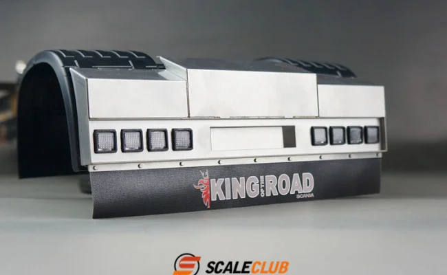 RVS Deense Achterbumper met Verlichting